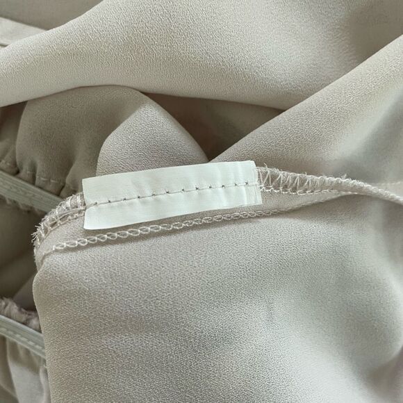 June & Hudson Bell Sleeve Crossfront Peplum Blouse Floral Chiffon M - Picture 9 of 9